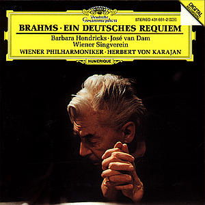 German Requiem - Brahms / Karajan / Vpo - Musiikki - DEUTSCHE GRAMMOPHON - 0028943165129 - perjantai 8. marraskuuta 1991