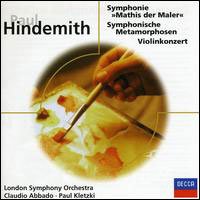 Cover for Claudio Abbado · Hindemith (orchesterwerke) (CD) (1999)