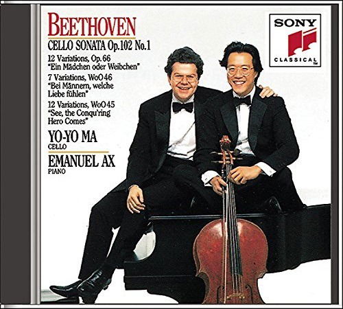Cover for Beethoven / Ma / Ax · Cello Sonata 4 / Variations Op 66 (CD) (1986)