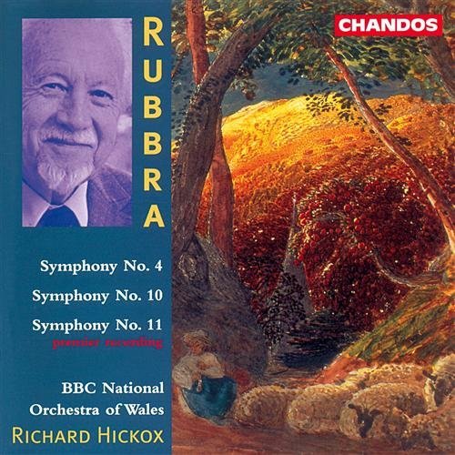 Cover for Rubbra / Hickox / Bbc Nat'l Orchestra of Wales · Symphony 4 10 &amp; 11 (CD) (1995)