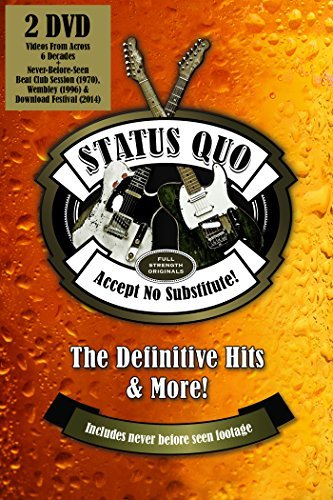 Cover for Status Quo · Accept No Substitute: Definiti (DVD) (2015)