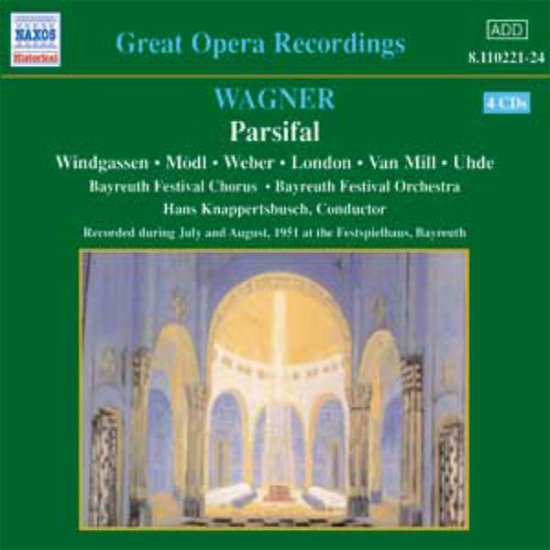 Parsifal - R. Wagner - Musik - NAXOS - 0636943122129 - 3. april 2003