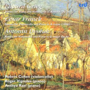 Rondo for Violoncello & Piano in G Major Op 94 - Dvorak / Cohen / Vignoles / Rael - Musik - CRD - 0708093339129 - 1. maj 2009