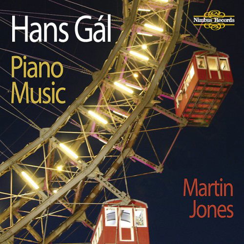 Cover for Hans Gal · Piano Music - Martin Jones (CD) (2017)