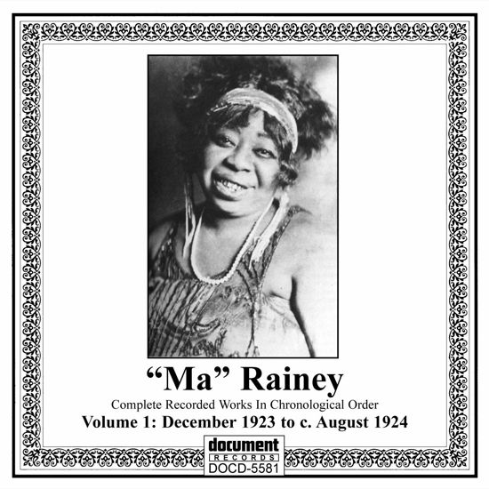 Cover for Ma Rainey · Complete Recorded Works Volume 1: 1923-1924 (CD) (2012)