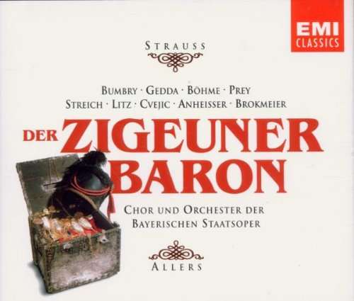 Johann Strauss Ii: Der Zigeune - Bumbry / Gedda / Prey / Anheisser/+ - Musik - EMI - 0724356597129 - 2004