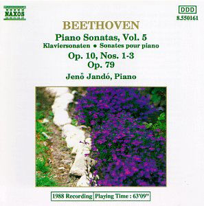 Cover for Beethoven / Jando · Piano Sonatas 5-7 &amp; 25 (CD) (1994)