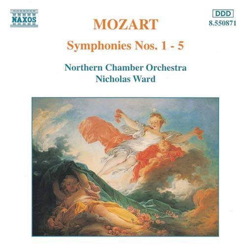 Symphonies No. 1-5 - Wolfgang Amadeus Mozart - Musikk - NAXOS - 0730099587129 - 10. desember 1997