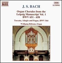Cover for Bach,j.s. / Rubsam · Organ Chorales from the Leipzig Manuscript 1 (CD) (1994)