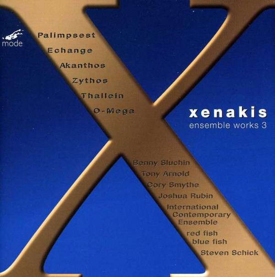 Cover for Iannis Xenakis · Ensemble Music 3 - Palimsest (CD) (2018)