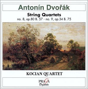 Cover for Dvorak · Antonin Dvorak - Quartetto Per Archi N.8 Op.80, N.9 Op.34 (CD) (2003)
