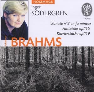 Cover for J. Brahms · Sonate 3/fantaisies Op116 (CD) (2006)
