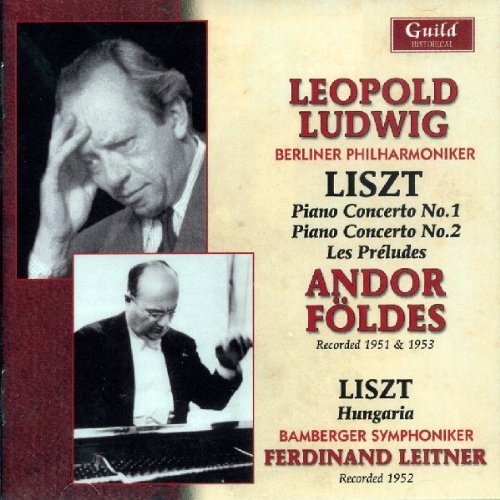 Liszt: Piano Concerto 1 & 2 - Liszt / Berliner Philharmoniker / Lidwig - Musikk - Guild - 0795754238129 - 10. januar 2012