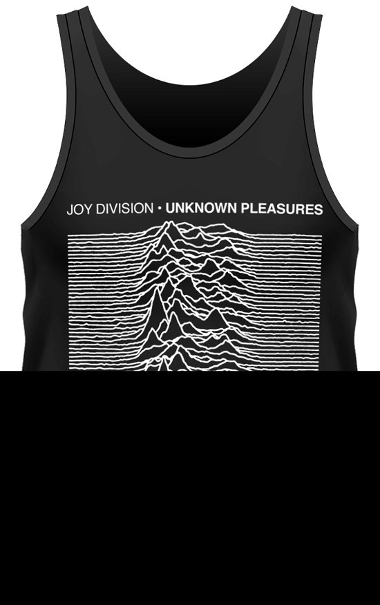 Unknown Pleasures Black / Girlie Tank Vest - Joy Division - Merchandise - PHDM - 0803341401129 - July 8, 2013