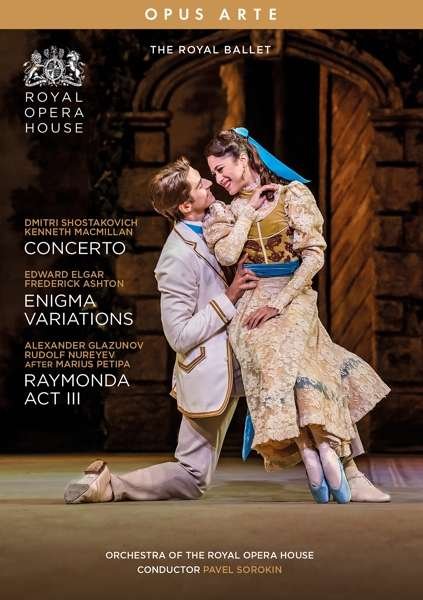 Cover for Shostakovich / Royal Ballet / Sorokin · Concerto / Engima Variations / Raymonda Act III (DVD) (2020)