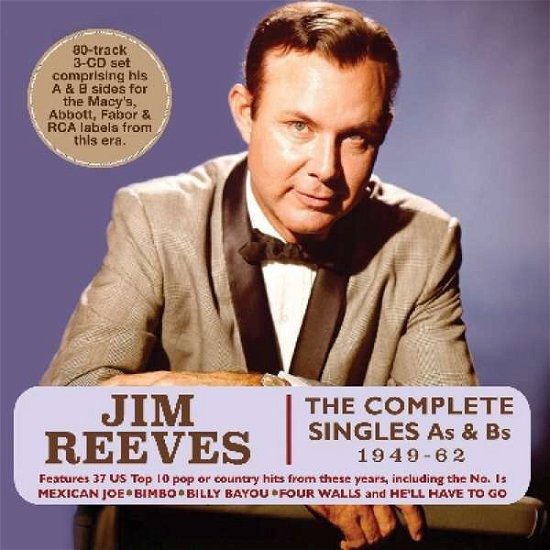 Cover for Jim Reeves · The Complete Singles As &amp; Bs 1949-62 (CD) (2018)