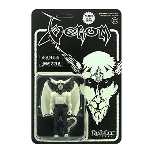 Venom Reaction Figure - Black Metal (Glow In The Dark) - Venom - Merchandise - SUPER 7 - 0840049810129 - 
