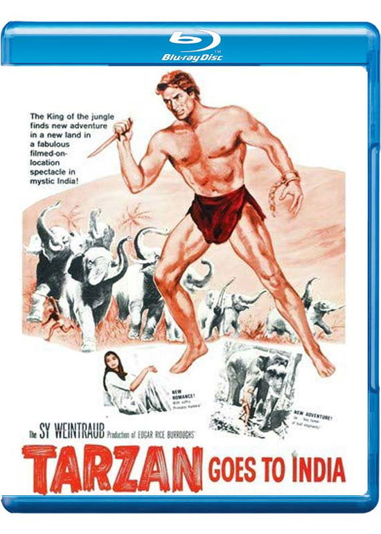 Cover for Tarzan Goes to India (1962) (Blu-ray) (2019)