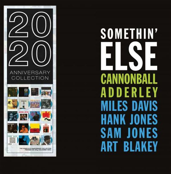 Cover for Cannonball Adderley · Somethin Else (Blue Vinyl) (LP) [Limited edition] (2019)