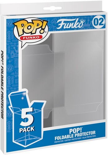 Pop Protector 5pk Foldable Pop Protector Non Uv - Funko Pop Protector - Merchandise - - 0889698785129 - May 30, 2024