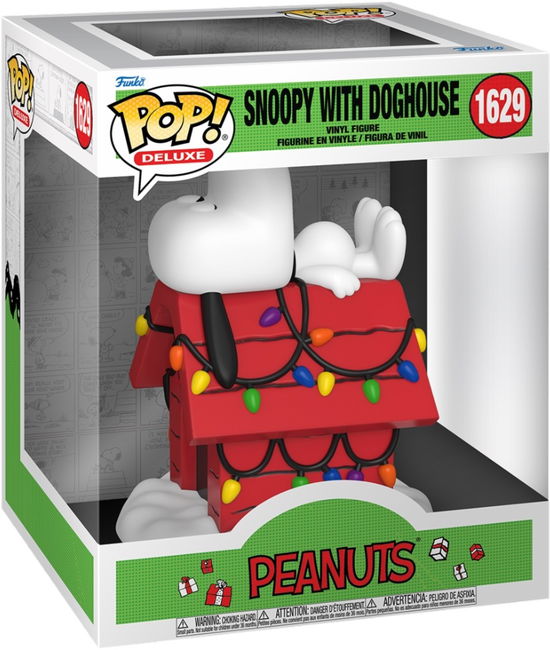 Pop Dlx Charlie Brown Christmas Snoopy & Doghouse - Pop Deluxe Charlie Brown Christmas - Merchandise -  - 0889698800129 - September 25, 2024