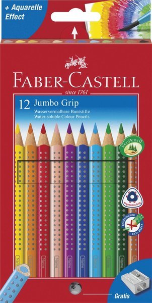 Cover for Faber-Castell · Buntstift Jumbo Grip 12er-karton.110912 (MERCH) (2001)
