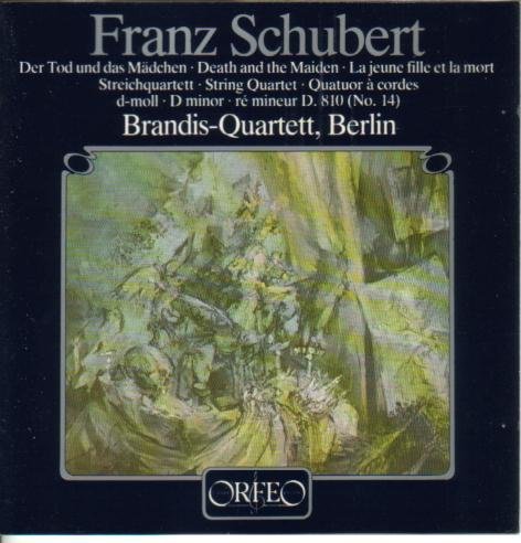Cover for Schubert / Brandis-quartett · String Quartet: Death &amp; the Maiden (CD) (1984)