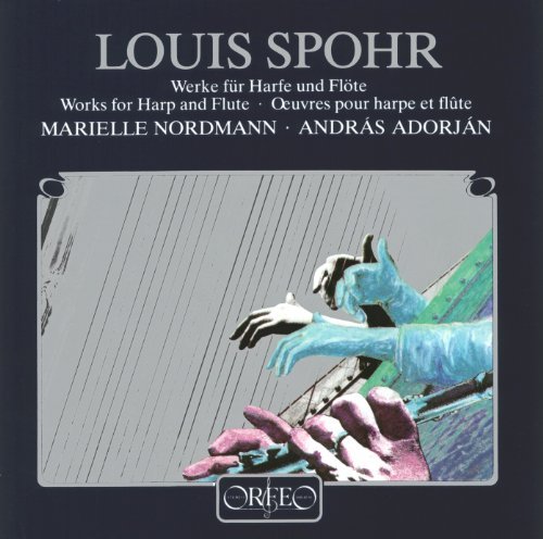Cover for Spohr / Nordmann / Adorjan · Works for Harp &amp; Flute (CD) (1995)