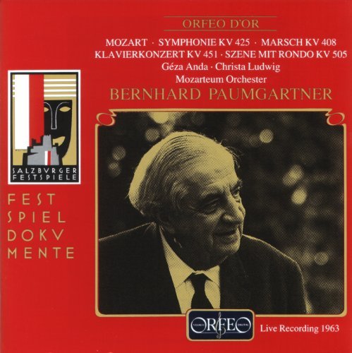 Symphony 36 - Mozart / Anda / Ludwig / Paumgartner - Musik - ORFEO - 4011790330129 - 12. Dezember 1995