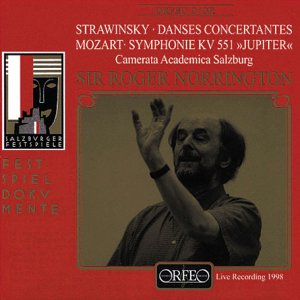 Cover for Mozart / Stravinsky / Norrington / Szca · Symphony 41: Jupiter / Danses Concertantes (CD) (2001)