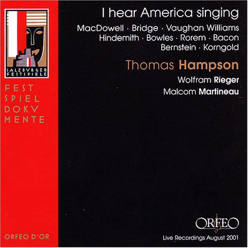 Cover for Macdowell / Griffes / Ritter / Bridge / Gold · I Hear America Singing (CD) (2006)