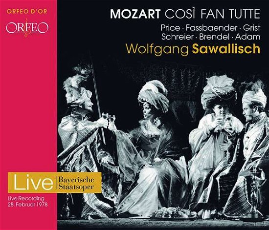 Cover for Wolfgang Amadeus Mozart · Cosi Fan Tutte (CD) (2018)