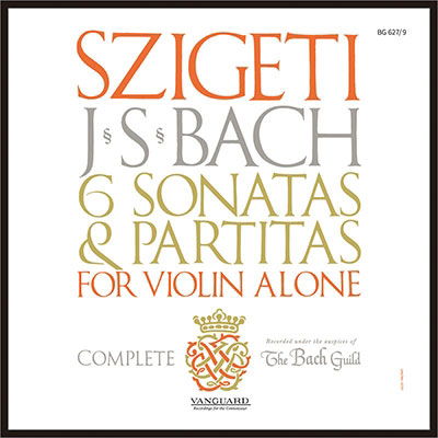 Cover for Joseph Szigeti · J.S.Bach: 6 Sonatas And Partitas For Solo Violin (CD) [Japan Import edition] (2020)