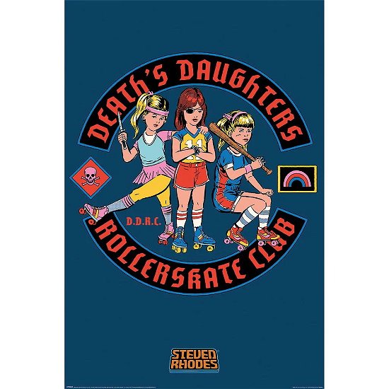 Cover for Steven Rhodes · Death Daughters Rollerskate Club Maxi Poster (MERCH)