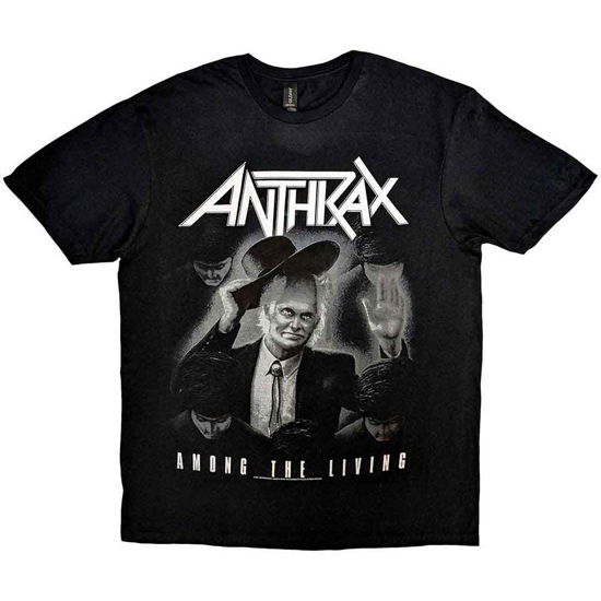 Anthrax Unisex T-Shirt: Among the Living - Anthrax - Fanituote - Global - Apparel - 5055295344129 - perjantai 20. maaliskuuta 2015