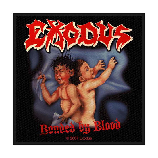 Exodus Standard Woven Patch: Bonded by Blood - Exodus - Fanituote - PHD - 5055339712129 - maanantai 19. elokuuta 2019