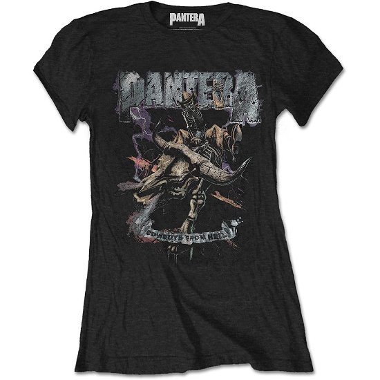 Pantera Ladies T-Shirt: Vintage Rider - Pantera - Merchandise - Bravado - 5055979943129 - 