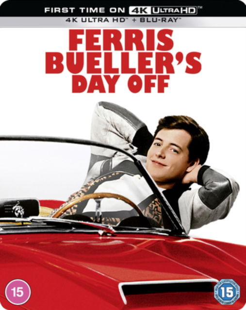 Ferris Buellers Day Off Limited Edition Steelbook - Ferris Bueller's Day off - Elokuva - Paramount Pictures - 5056453206129 - maanantai 31. heinäkuuta 2023