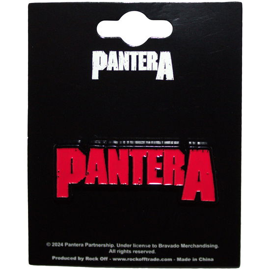 Cover for Pantera · Pantera Pin Badge: Red Logo (Badge) (2024)