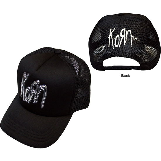 Cover for Korn · Korn Unisex Mesh-Back Cap: Sonic Silver Logo (Back Print) (Cap) (2024)