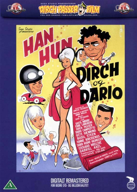 Cover for Han, Hun, Dirch &amp; Dario · Han, Hun, Dirch og Dario (DVD) (2020)