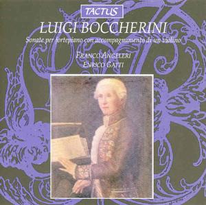 Cover for Boccherini / Gatti / Angeleri · Sonatas for Fortepiano &amp; Violin (CD) (1998)