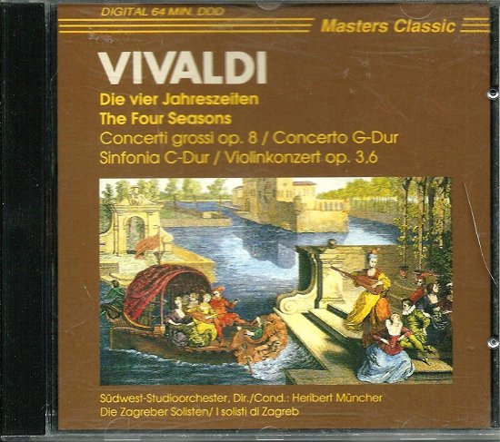 Cover for Vivaldi · Vivaldi-the Four Seasons (CD)