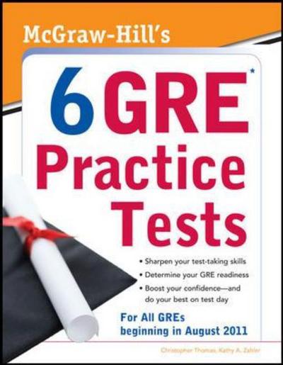 Cover for Christopher Thomas · McGraw-Hill's 6 GRE Practice Tests (Paperback Book) [Ed edition] (2011)