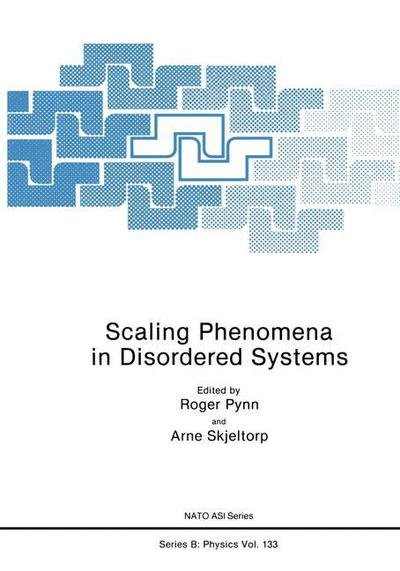 Cover for Pynn  Roger · Scaling Phenomena in Disordered Systems (Innbunden bok) (1986)