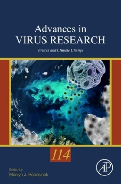 Cover for Viruses and Climate Change : Volume 114 (Hardcover Book) (2022)