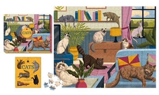 Cover for Eliza Berkowitz · For the Love of Cats 500-Piece Puzzle (Bog) (2023)