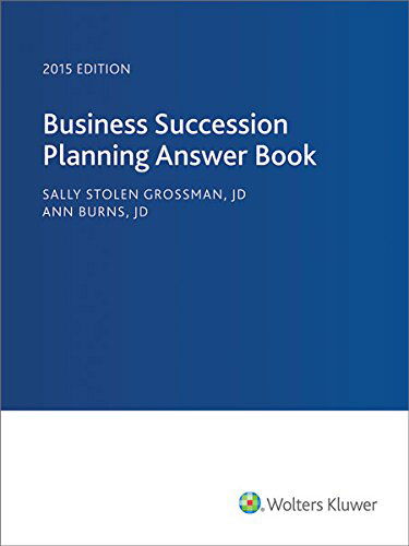 Cover for Cch Tax Law Editors · Business Succession Planning Answer Book  2015 (Pocketbok) (2014)