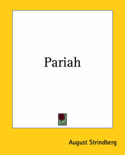 Cover for August Strindberg · Pariah (Paperback Book) (2004)