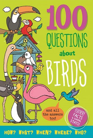 Cover for Simon Abbott · 100 Questions about Birds (Hardcover Book) (2022)